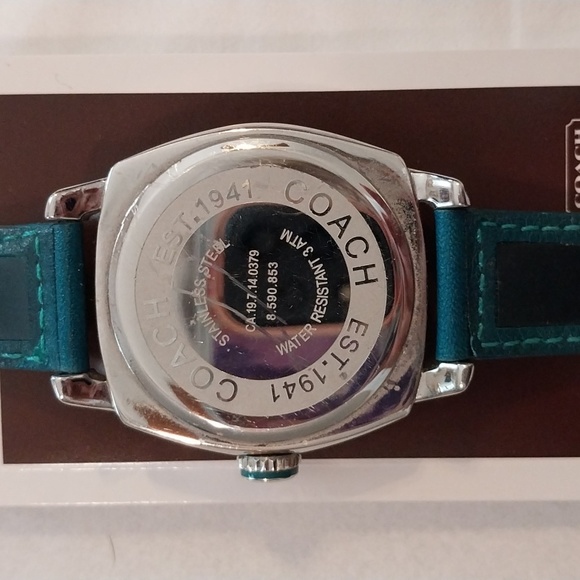 Coach watch MSRP $398, original box & manual - Picture 8 of 9